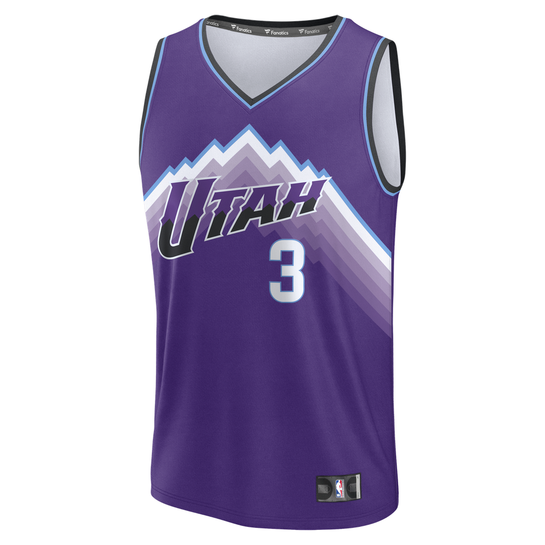 Utah Jazz Keyonte George Fanatics Fast Break Replica Jersey product image 2