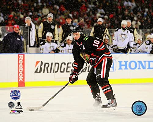 Patrick Sharp Chicago Blackhawks 2014 NHL Stadium Series Action Photo (Size: 8X10) product image 1, provided for visual