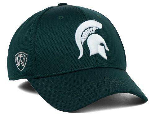 Top of the World Men Michigan State Spartans Green Booster Plus 1Fit Flex Hat product image 3, provided for visual reference