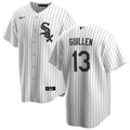 NIKE Men Ozzie Guillen Chicago White Sox White Home Replica Jersey product image 1, provided for visual reference and