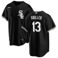 NIKE Men Ozzie Guillen Chicago White Sox Black Alternate Replica Jersey product image 1, provided for visual reference and