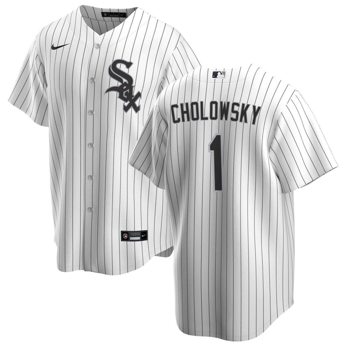 Chicago White Sox Roch Cholowsky Nike White Home Premium Replica Jersey for Men product image 1, provided for visual