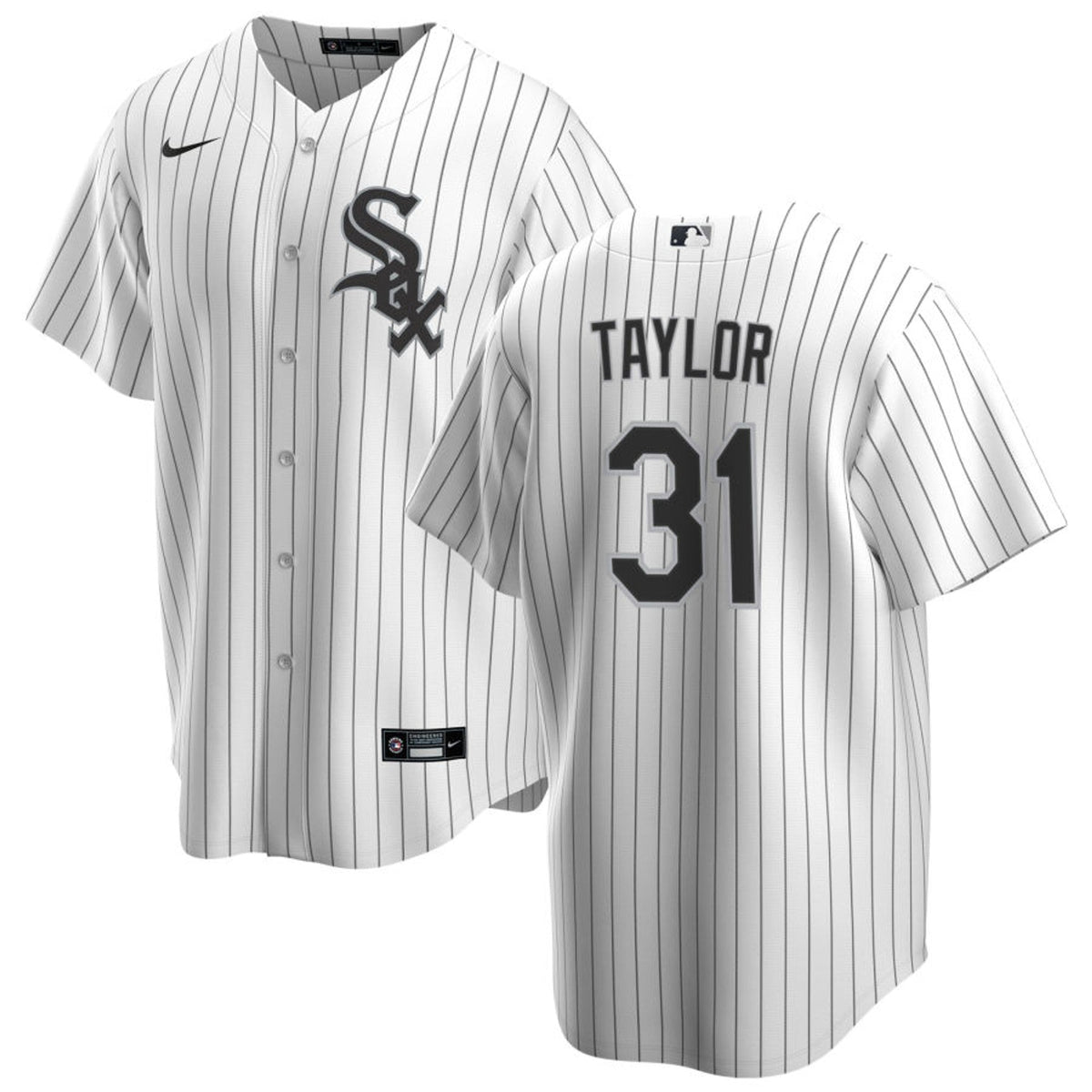 Chicago White Sox Grant Taylor Nike White Home Premium Replica Jersey for Men product image 1, provided for visual reference