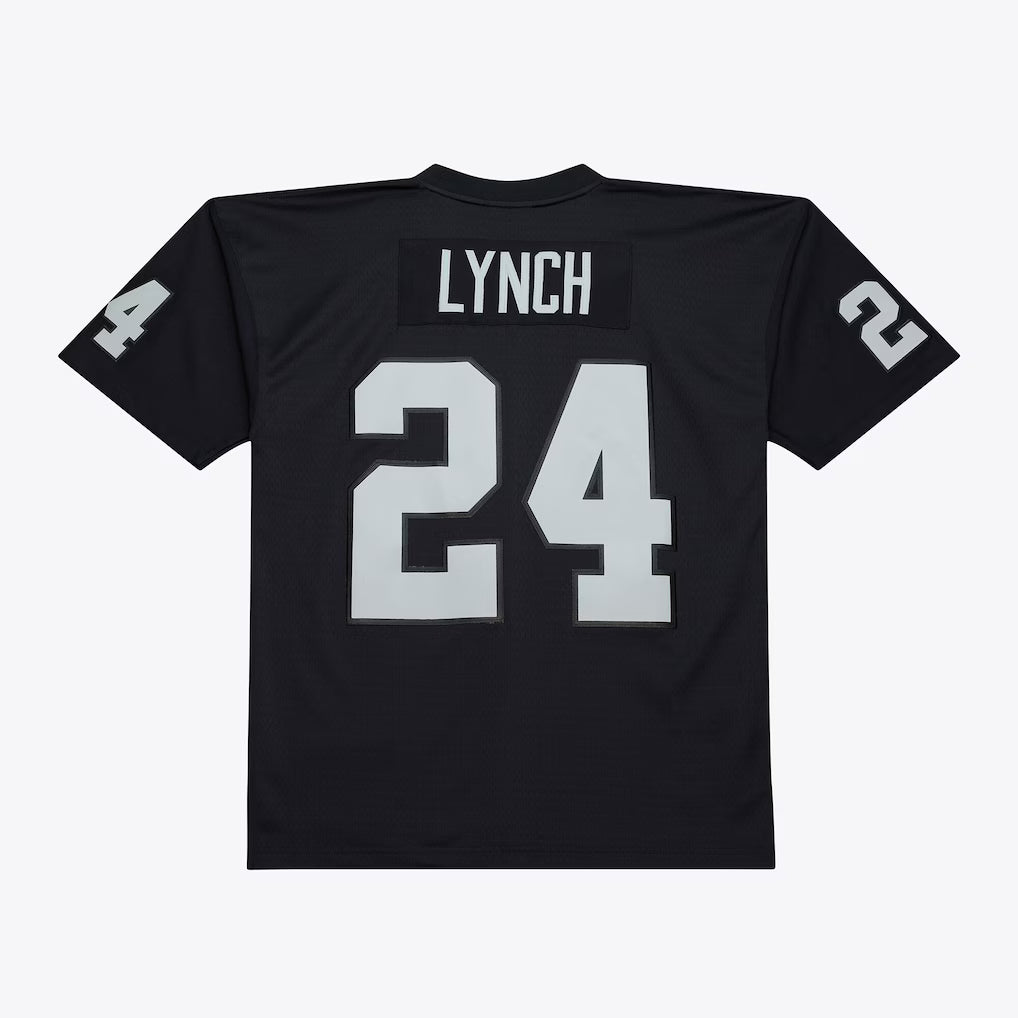 Mitchell & Ness Marshawn Lynch Las Vegas Raiders Black Retired Player Legacy Replica Jersey product image 1, provided for