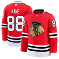 Patrick Kane Chicago Blackhawks Fanatics Red Home Premium Jersey for Men product image 1, provided for visual reference and