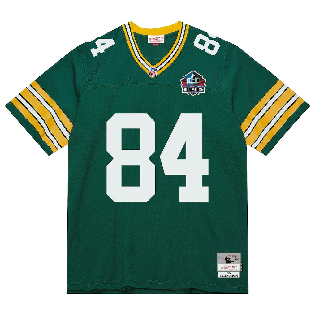 Sterling Sharpe Green Bay Packers Mitchell & Ness 1994 Green Legacy Replica Jersey product image 3, provided for visual