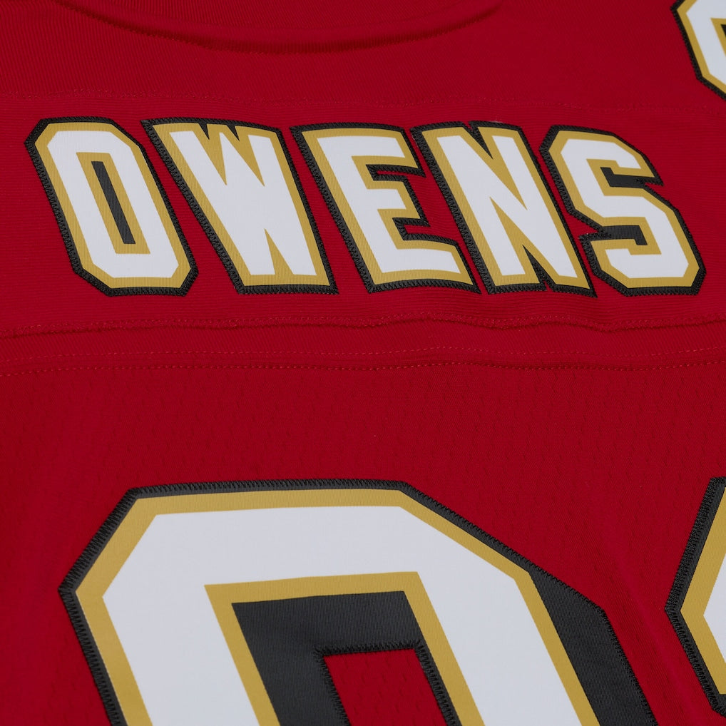 Mitchell & Ness Terrell Owens White San Francisco 49ers 1996 Retired Player Legacy Replica Jersey for Men product image 4,