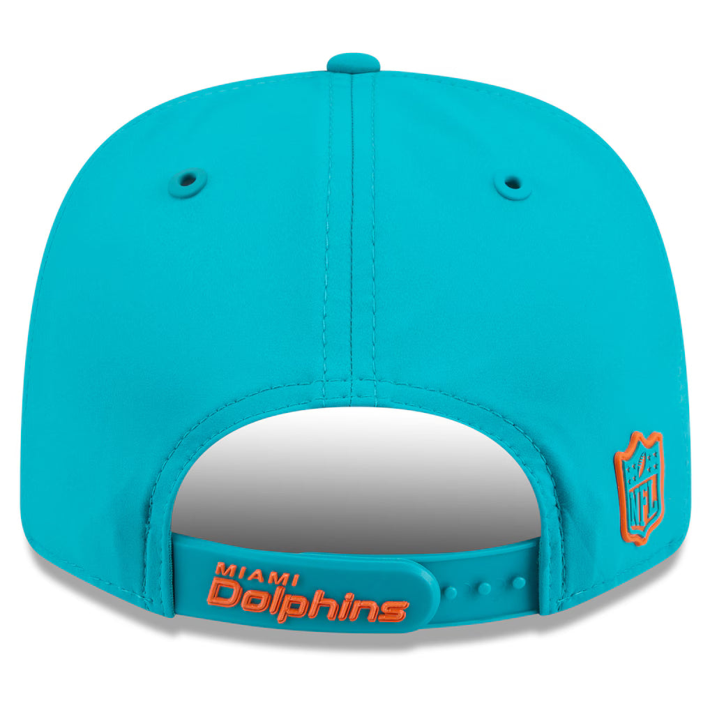 Miami Dolphins New Era 2026 NFL Sideline 9SEVENTY Throwback Logo Aqua Adjustable Hat for Men product image 4, provided for