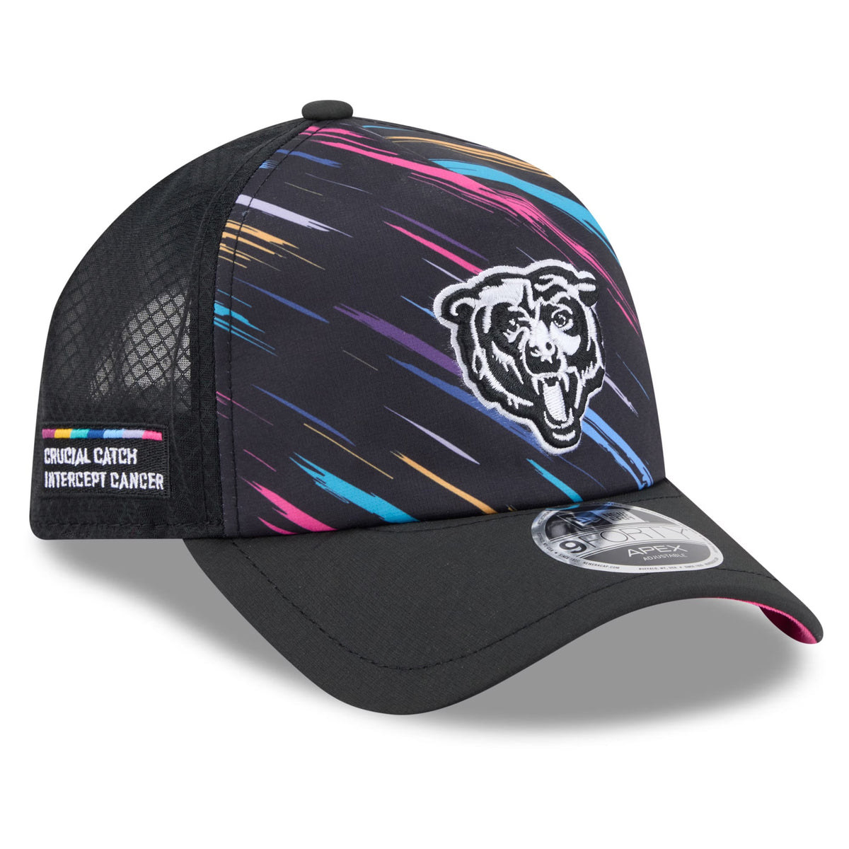 Chicago Bears New Era 2026 Crucial Catch Apex 9FORTY Adjustable Trucker Hat for Men product image 1, provided for visual