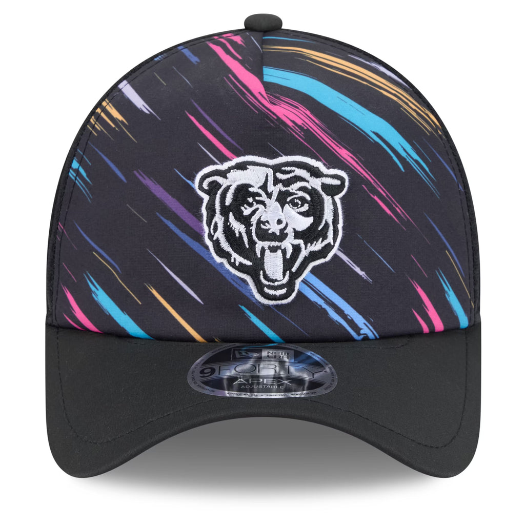 Chicago Bears New Era 2026 Crucial Catch Apex 9FORTY Adjustable Trucker Hat for Men product image 2, provided for visual
