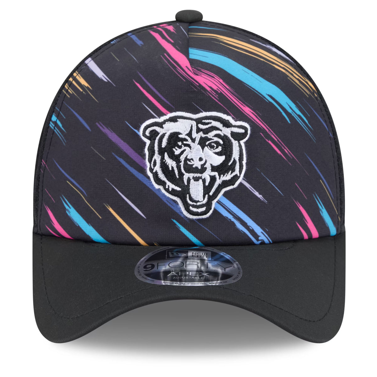 Chicago Bears New Era 2026 Crucial Catch Apex 9FORTY Adjustable Trucker Hat for Men product image 2, provided for visual