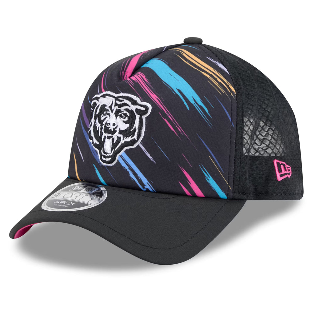 Chicago Bears New Era 2026 Crucial Catch Apex 9FORTY Adjustable Trucker Hat for Men product image 3, provided for visual