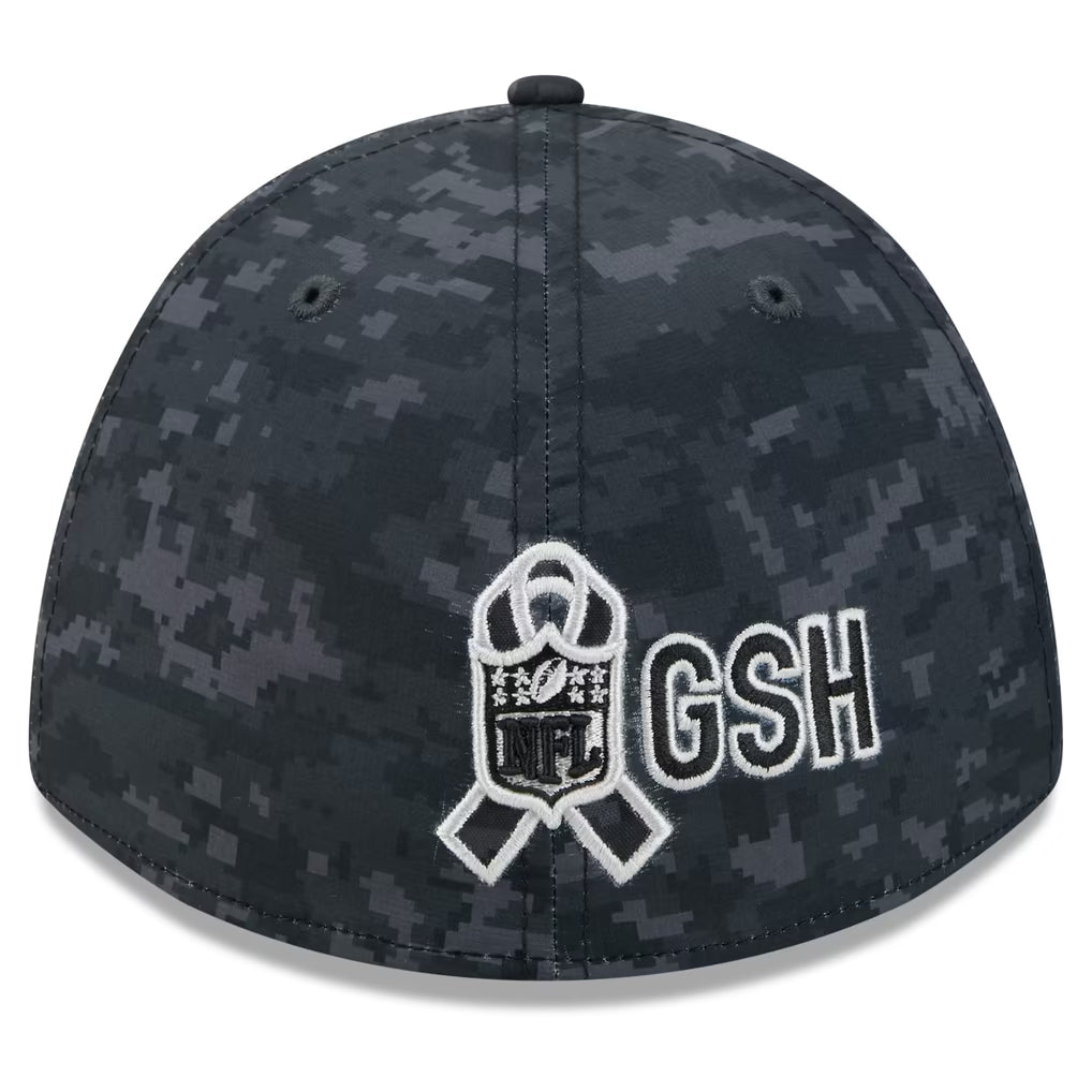 Chicago Bears New Era 2026 Salute To Service 39THIRTY M-Crown Stretch Hat - Black product image 4, provided for visual