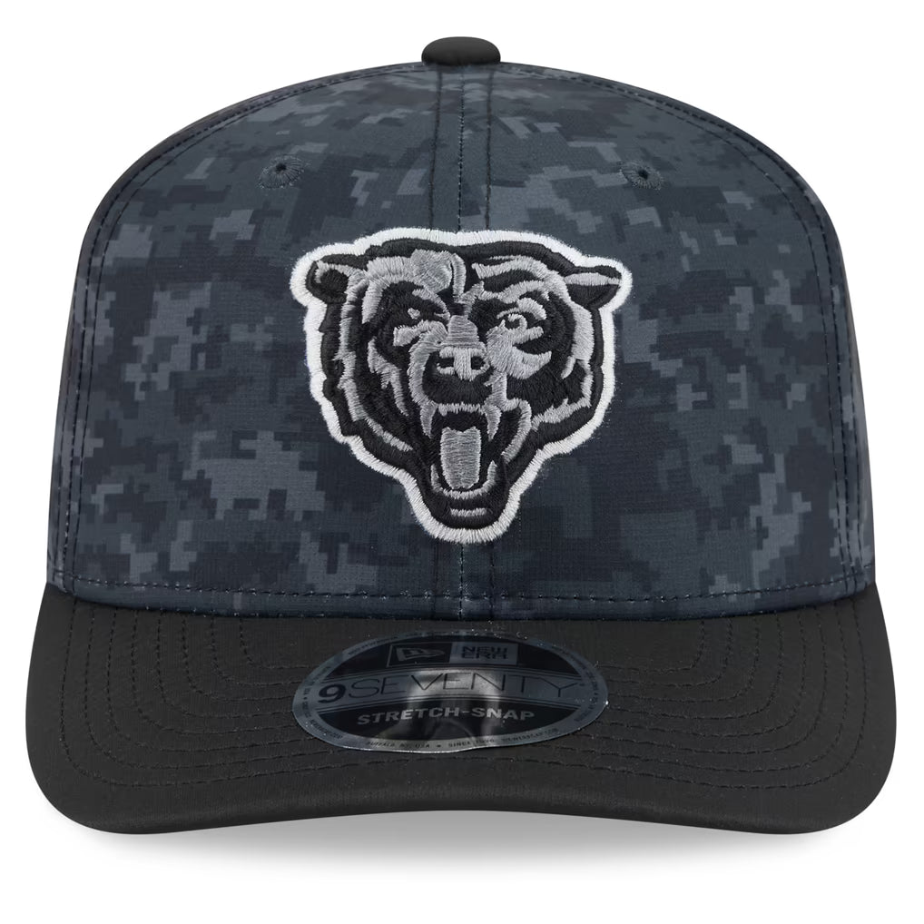 New Era Black Chicago Bears 2026 Salute To Service 9SEVENTY Adjustable Hat for Men product image 2, provided for visual