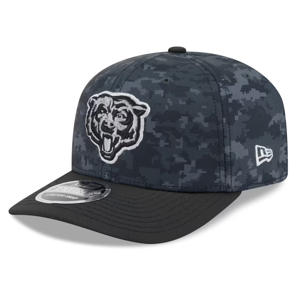 New Era Black Chicago Bears 2026 Salute To Service 9SEVENTY Adjustable Hat for Men product image 3, provided for visual