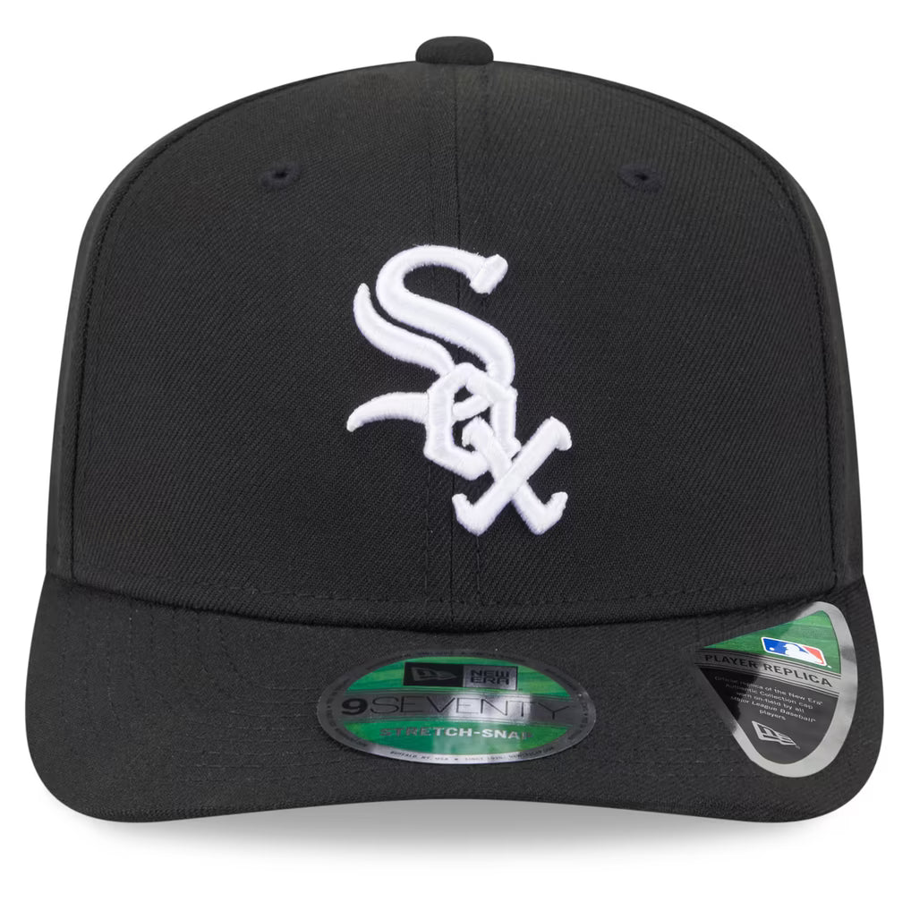 Chicago White Sox New Era 2026 MLB Postseason Side Patch 9SEVENTY Adjustable Hat - Black product image 2, provided for