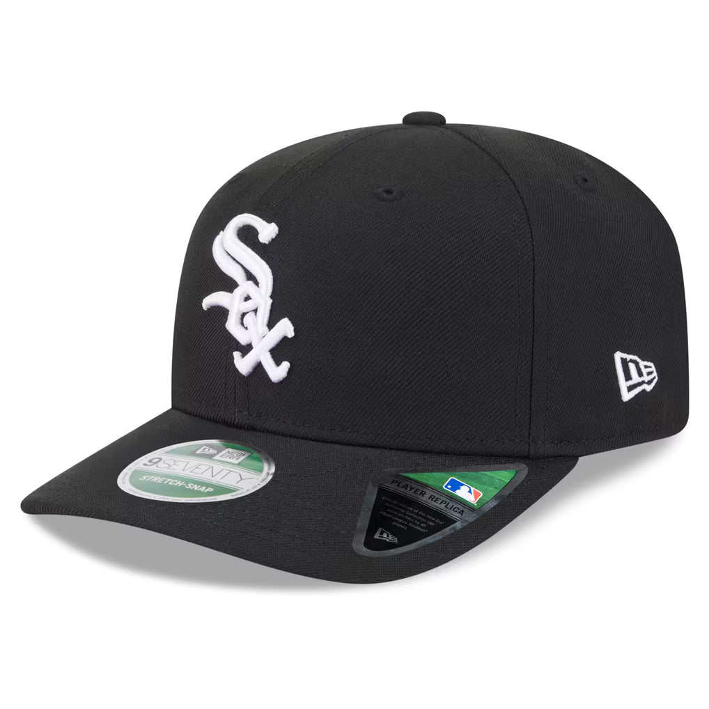 Chicago White Sox New Era 2026 MLB Postseason Side Patch 9SEVENTY Adjustable Hat - Black product image 3, provided for