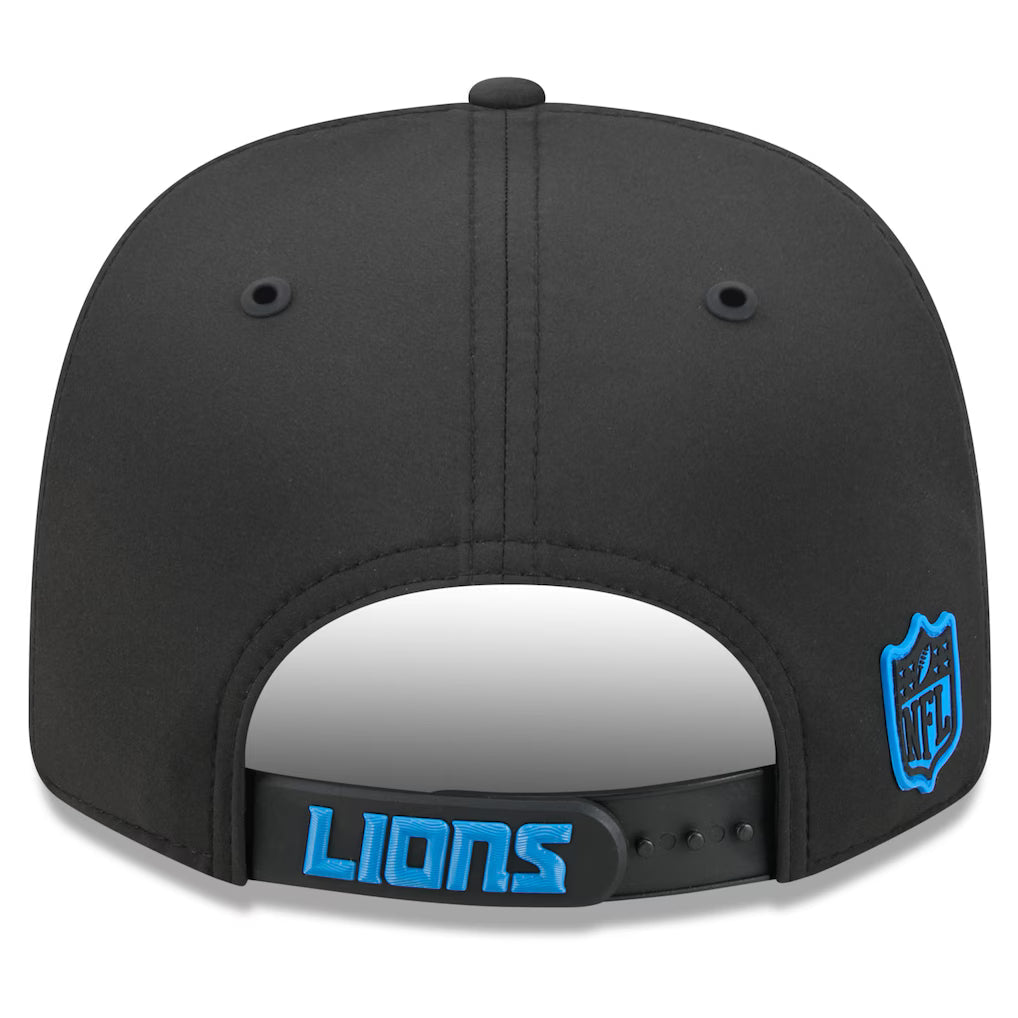 Detroit Lions New Era 2026 NFL Sideline 9SEVENTY Black Adjustable Hat for Men product image 4, provided for visual reference