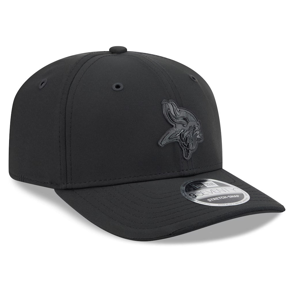 Minnesota Vikings New Era 2026 NFL Sideline 9SEVENTY Black Adjustable Hat for Men product image 3, provided for visual