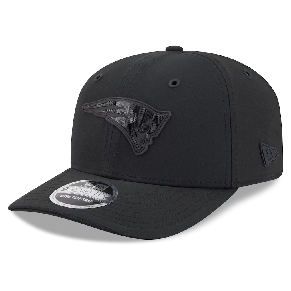 New England Patriots New Era 2026 NFL Sideline 9SEVENTY Black Patriot Logo Adjustable Hat for Men product image 1, provided