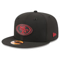 San Francisco 49ers New Era 2026 NFL Sideline 9FIFTY Black Performance Adjustable Hat for Men product image 1, provided for