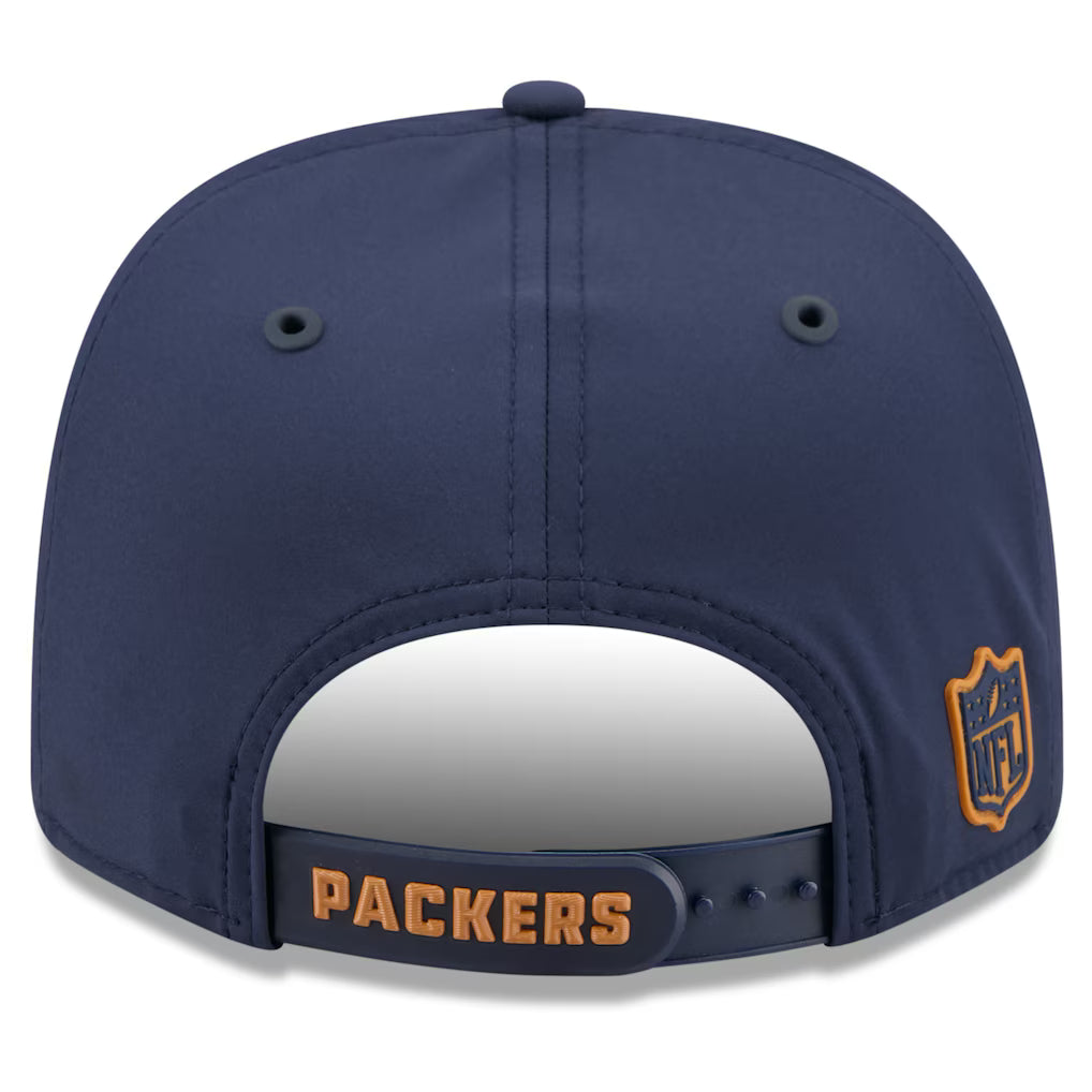 Green Bay Packers New Era 2026 NFL Sideline 9SEVENTY Alternate Navy Adjustable Hat for Men product image 4, provided for