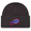 Buffalo Bills 2026 New Era Official Sideline Gray Skully Knit Hat product image 1, provided for visual reference and product