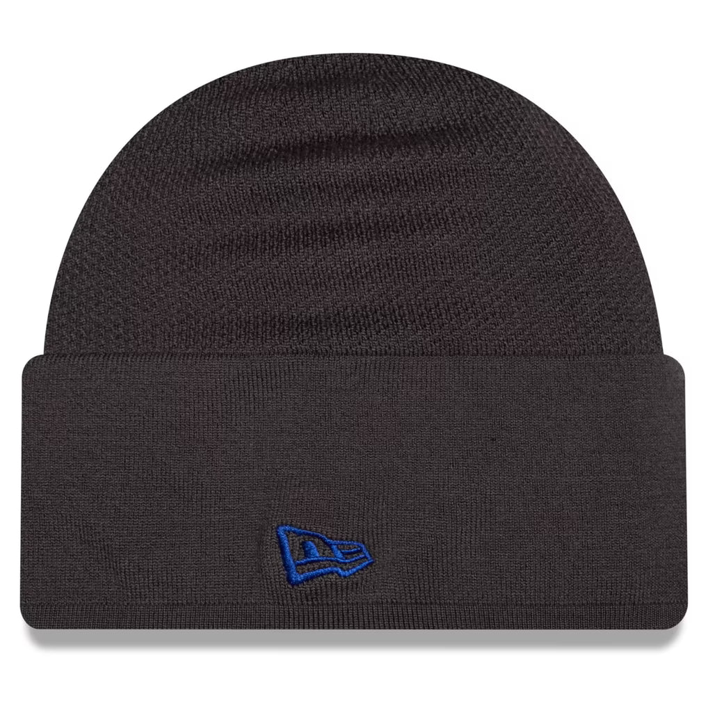Buffalo Bills 2026 New Era Official Sideline Gray Skully Knit Hat product image 3, provided for visual reference and product