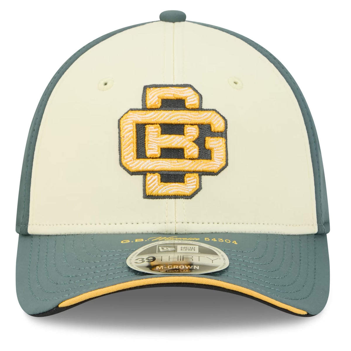 Green Bay Packers New Era 2026 Rivalries Collection 39THIRTY M-Crown Stretch Hat product image 2, provided for visual