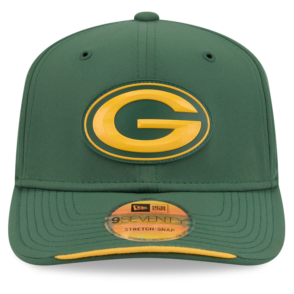 Green Bay Packers New Era 2026 NFL Sideline 9SEVENTY Green Adjustable Hat for Men product image 2, provided for visual