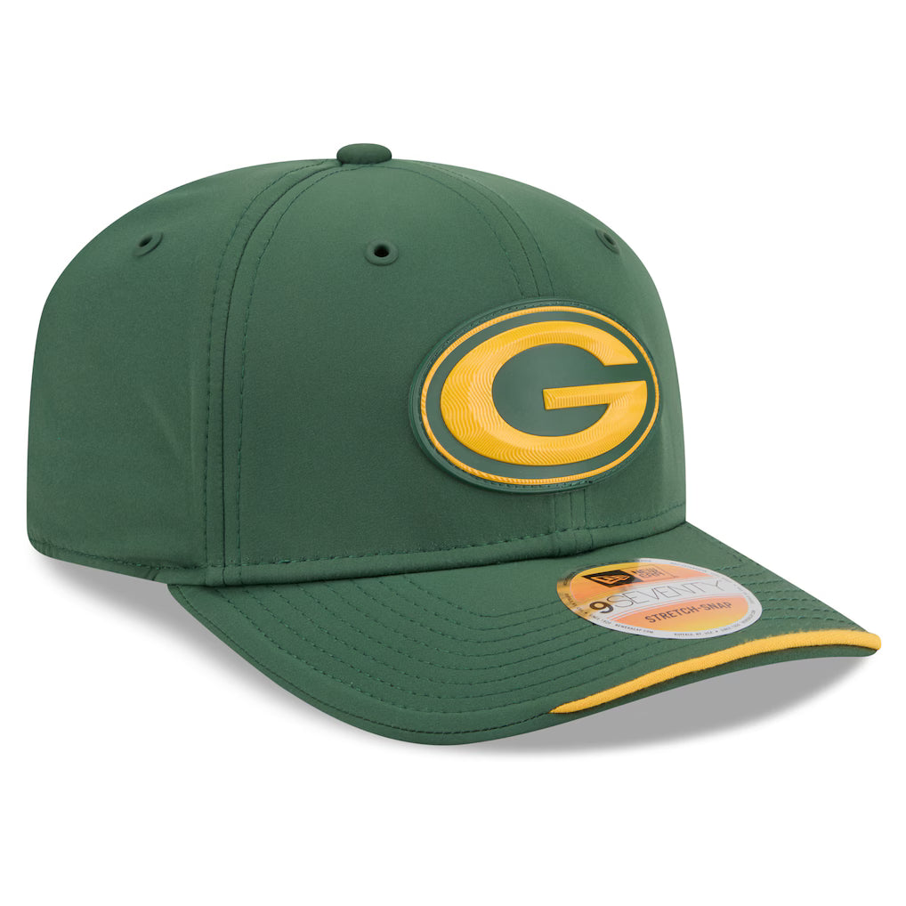 Green Bay Packers New Era 2026 NFL Sideline 9SEVENTY Green Adjustable Hat for Men product image 3, provided for visual