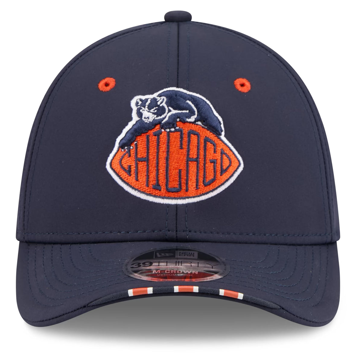 Chicago Bears New Era 2026 Rivalries Sideline Collection 39THIRTY M-Crown Stretch Hat product image 2, provided for visual