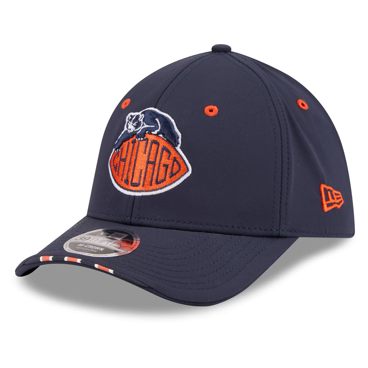 Chicago Bears New Era 2026 Rivalries Sideline Collection 39THIRTY M-Crown Stretch Hat product image 1, provided for visual