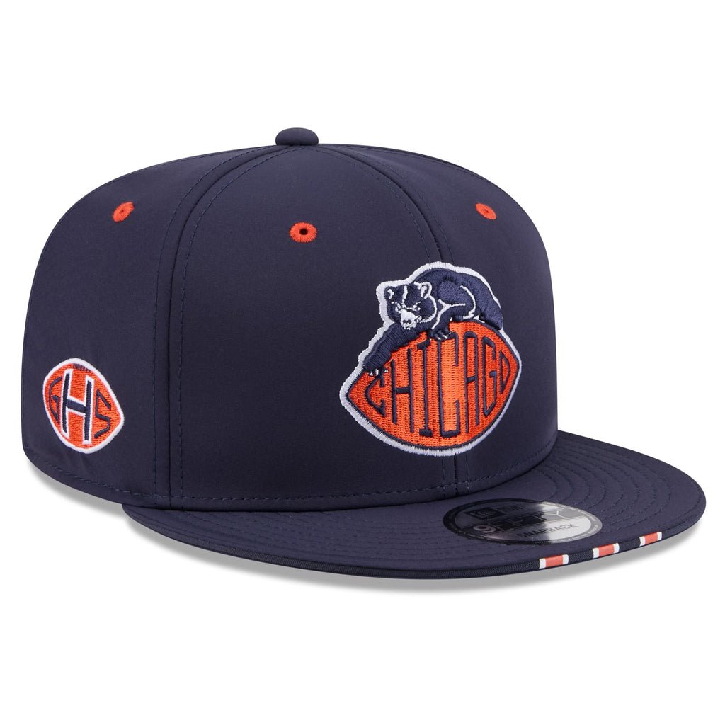 Chicago Bears New Era Sideline 2026 Rivalries Collection Navy 9FIFTY Snapback Hat product image 1, provided for visual