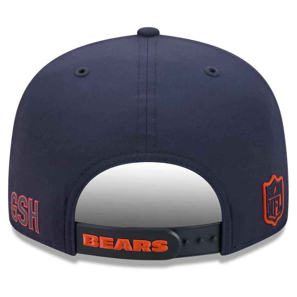 Chicago Bears New Era Navy C Logo 2026 NFL Sideline 9FIFTY Snapback Hat for Men product image 4, provided for visual