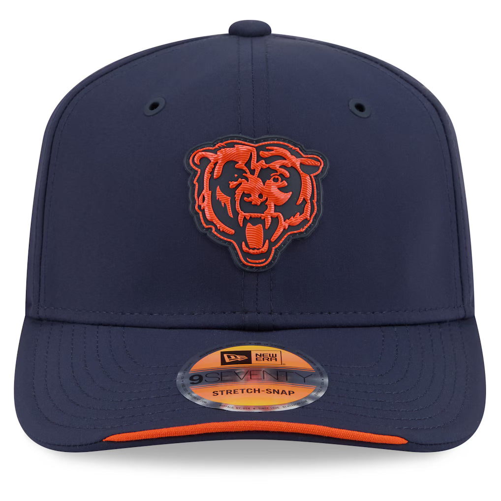 Chicago Bears New Era 2026 NFL Sideline 9SEVENTY Navy Bear Logo Adjustable Hat for Men product image 2, provided for visual
