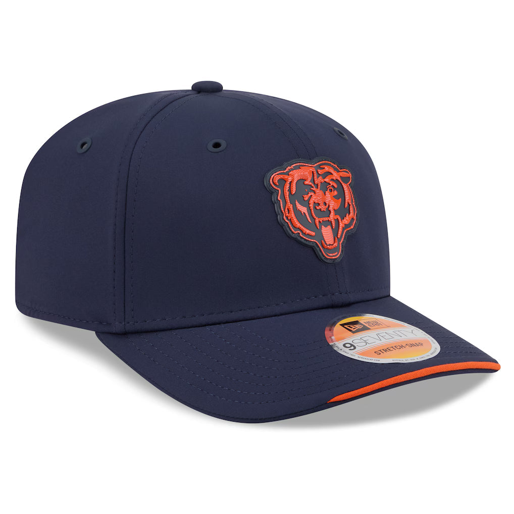 Chicago Bears New Era 2026 NFL Sideline 9SEVENTY Navy Bear Logo Adjustable Hat for Men product image 3, provided for visual
