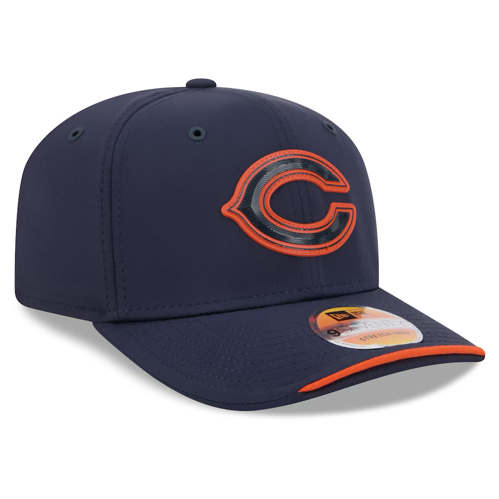 Chicago Bears New Era 2026 NFL Sideline 9SEVENTY Navy 'C logo' Adjustable Hat for Men product image 3, provided for visual