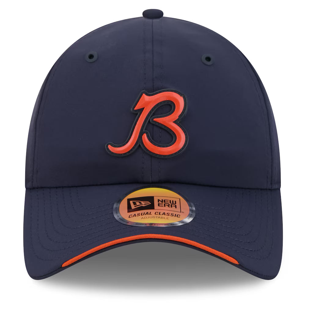 Chicago Bears New Era 2026 NFL Sideline Casual Classic B Logo Navy Adjustable Hat product image 2, provided for visual
