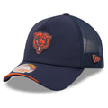 Chicago Bears New Era Navy 2026 Sideline Apex 9FORTY Adjustable Trucker Hat for Men product image 1, provided for visual