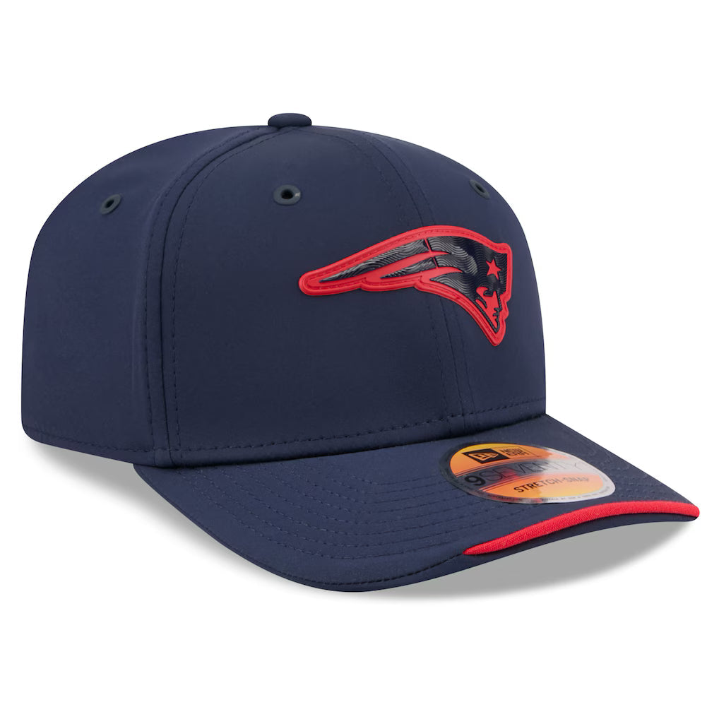 New England Patriots New Era 2026 NFL Sideline 9SEVENTY Navy Adjustable Hat for Men product image 3, provided for visual