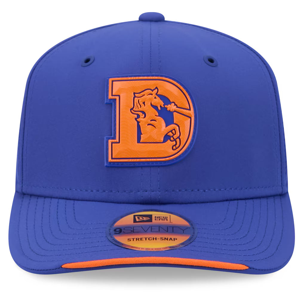 Denver Broncos New Era 2026 NFL Sideline 9SEVENTY Throwback Royal Adjustable Hat for Men product image 2, provided for