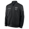 Chicago Bears Nike Black 2026 Salute to Service Sideline Full-Zip Bomber Jacket for Men product image 1, provided for visual