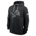 Mens Detroit Lions Nike 2026 Salute to Service Sideline Dri-FIT Pullover Hoodie - Black product image 1, provided for visual