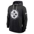Mens Pittsburgh Steelers Nike 2026 Salute to Service Sideline Dri-FIT Pullover Hoodie - Black product image 1, provided for