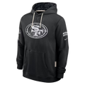 Mens San Francisco 49ers Nike 2026 Salute to Service Sideline Dri-FIT Pullover Hoodie - Black product image 1, provided for