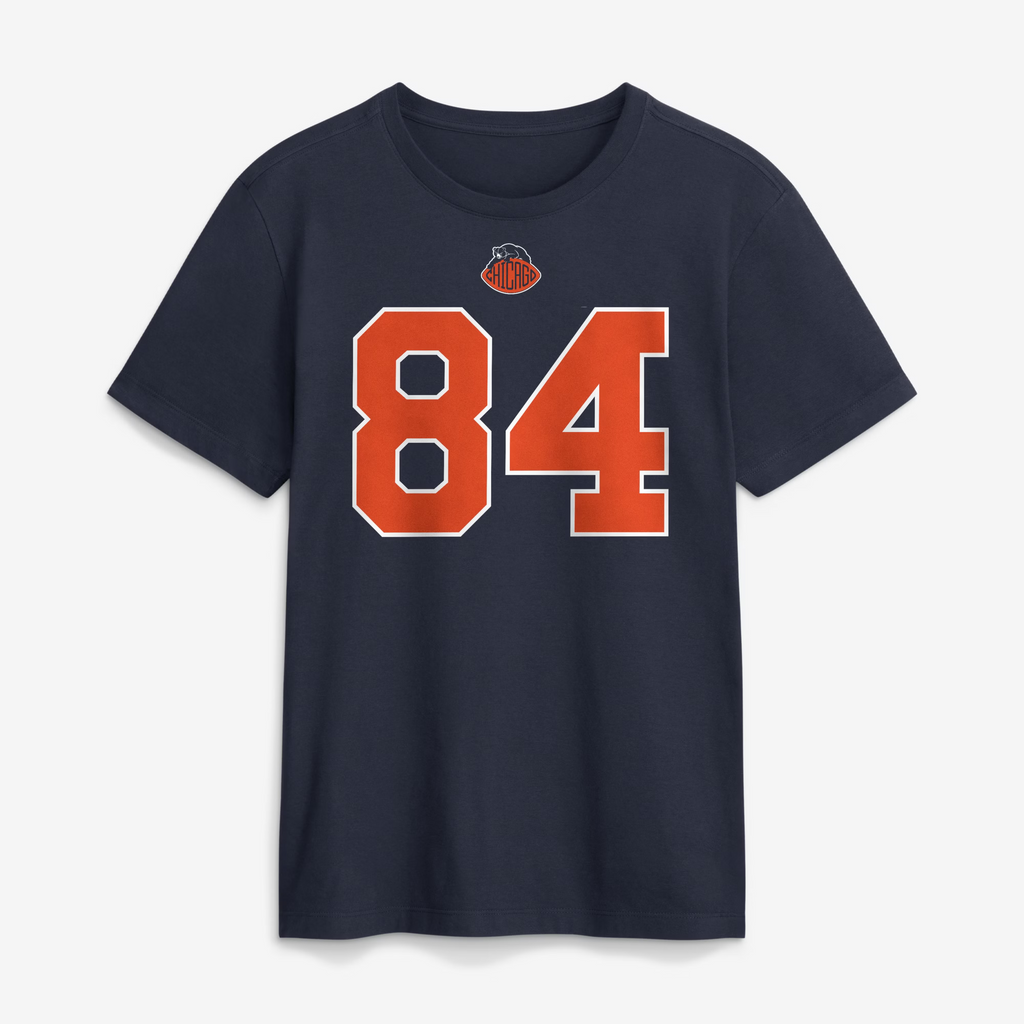 Youth Nike Colston Loveland Chicago Bears 2026 Rivalries Navy Name & Number T-Shirt product image 2, provided for visual