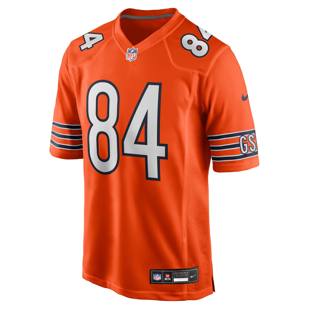 Youth Colston Loveland Chicago Bears Orange Nike Game Jersey product image 2, provided for visual reference and product