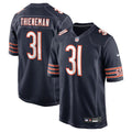 Chicago Bears Rookie Dillon Thieneman Nike Navy Team Color Game Jersey for Men product image 1, provided for visual