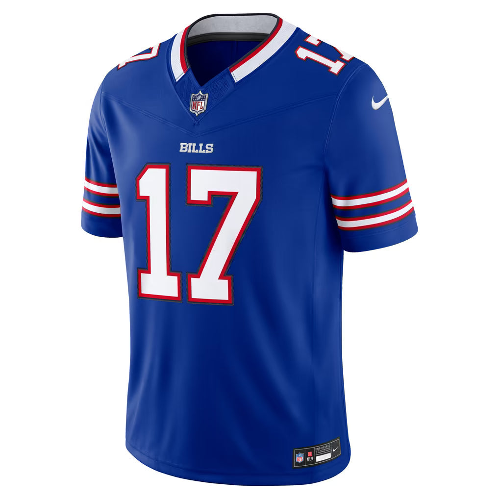 Josh Allen Buffalo Bills Nike Team Vapor F.U.S.E. Stitched Limited Jersey - Royal product image 2, provided for visual